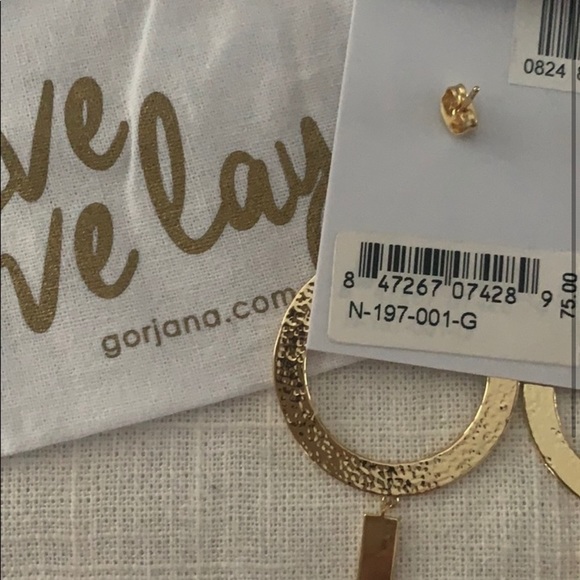 NWT Beautiful Gorjana Earrings - Picture 2 of 2
